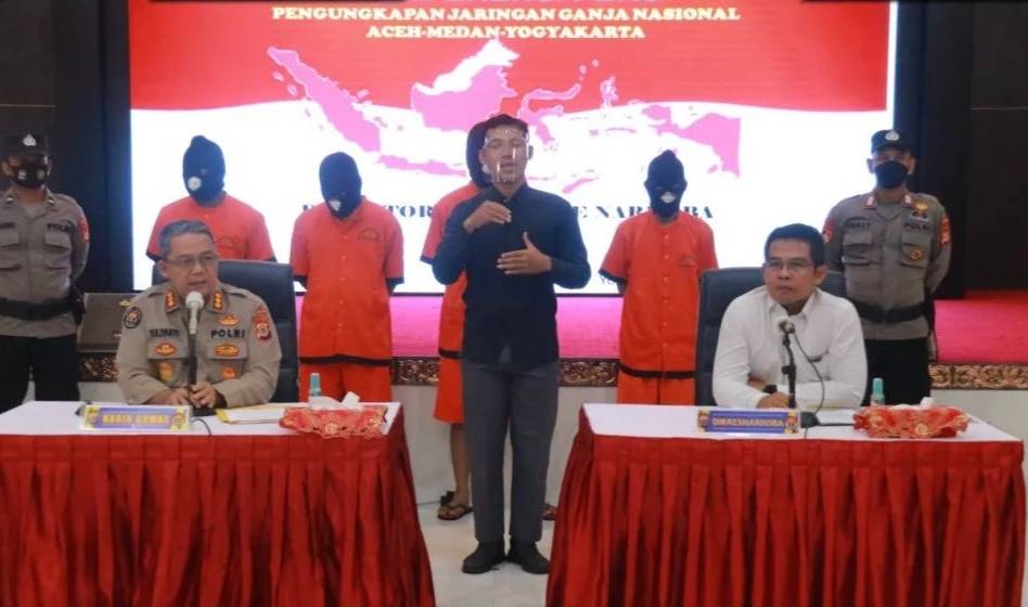 Polda DIY Gagalkan Peredaran Narkotika Lintas Provinsi 7 Ton Ganja