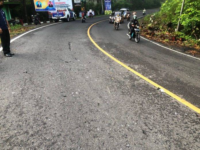 Lokasi kecelakaan (foto)