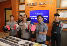 Curi Motor di Dlingo, Dua Pemuda Diamankan Polisi