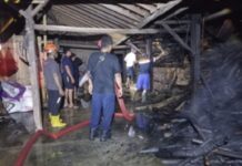 Dapur Rumah dan Gudang Milik Warga Karangmojo Terbakar