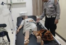 Jalan Berlubang Celakai Warga Patuk di Jalan Jogja-Wonosari Km 18