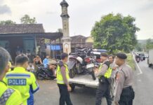 Dua Pelajar Kritis Setelah Alami Kecelakaan Lalu Lintas di Jalan Jogja-Wonosari Km 25
