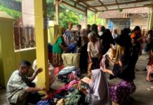 Menjelang Lebaran, Warga Kampung Sraten Gelar Bazar Gratis