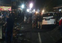 Tabrakan di Jalan Janti, Warung Lesehan Rusak Satu Orang Luka Berat