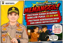 Antisipasi Tindakan Kriminal, Polres Bantul Gencarkan “Gerakan Orang Tua Memanggil”