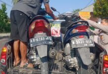 Dua Motor Honda Vario Tabrakan di Jalan Ponjong, Tiga Orang Luka-Luka