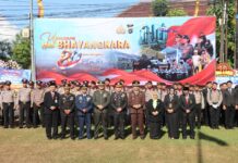 Polres Gunungkidul Gelar Apel Hari Bhayangkara Ke-80, Kapolres Bacakan Amanat Presiden Prabowo Subianto