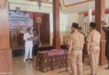 Dua Orang Dilantik Sebagai Dukuh di Kalurahan Botodayaan Rongkop