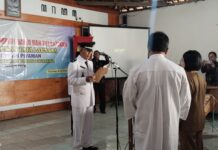 Warga Pulutan Dilantik Sebagai Kepala Urusan Tata Laksana Kalurahan Piyaman