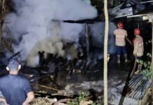 Bangunan Dapur dan Gudang Kayu di Pampang Hangus Terbakar
