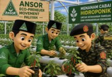 Ansor Eco-Preneuer Movement Dorong Kader Kembangkan Budidaya Cabai Hidroponik