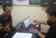 Pria Asal Pandak Tertangkap Basah Curi Laptop di Sebuah Bengkel Motor