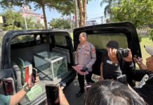 Polsek Ponjong Ungkap Kasus Pencurian Etalase Berisi Rokok